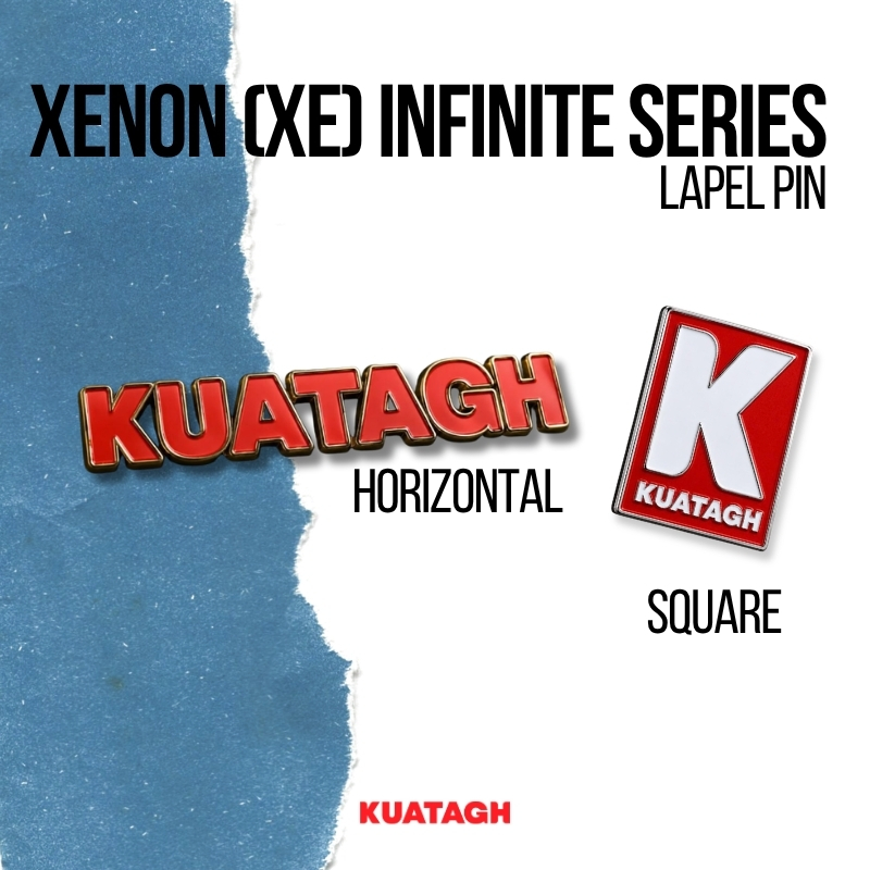 XENON (Xe) INFINITE SERIES LAPEL PIN